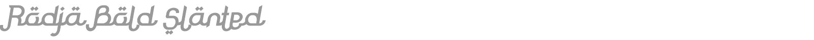Rodja font preview